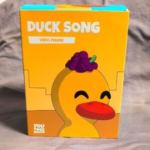 Duck Song Vinyl Figure You Tooz. Rare New In Box. Got Any Grapes? Collectible.